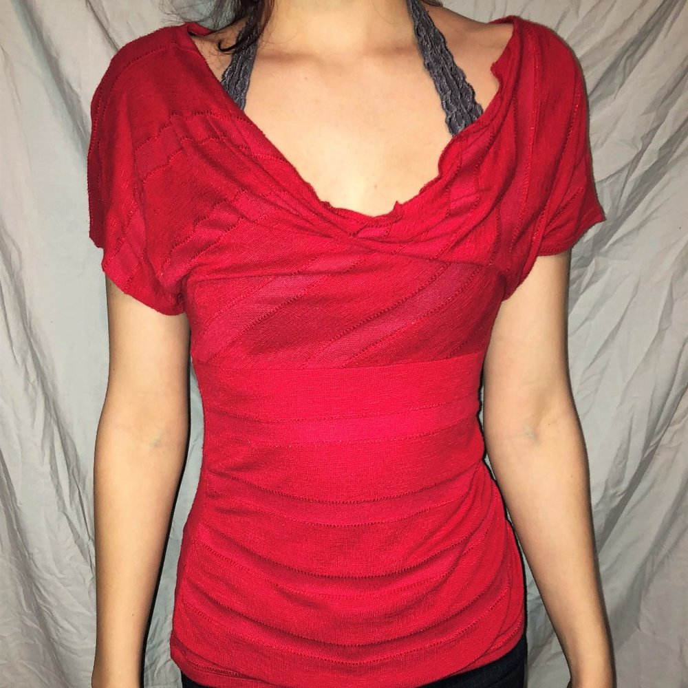 Women's Red Blouse